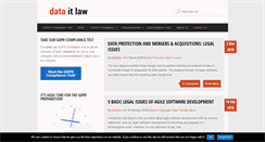 Desktop Screenshot of dataitlaw.com